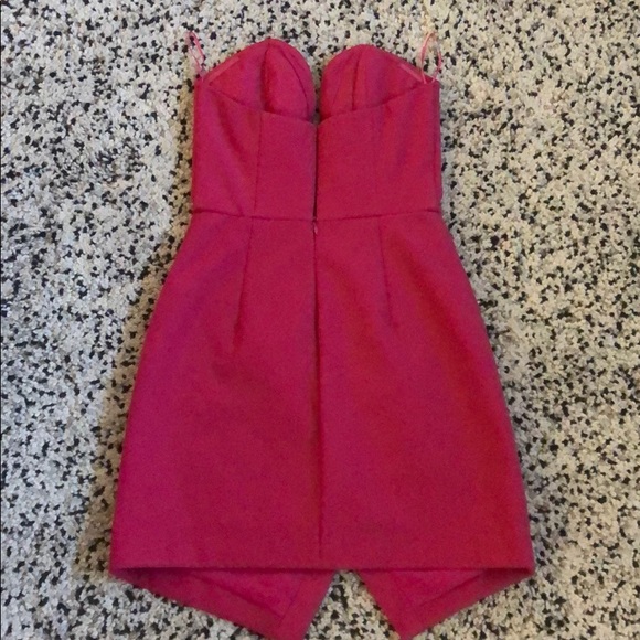 CAMEO - XS Hot pink strapless mini dress - very Barbie - Picture 3 of 3